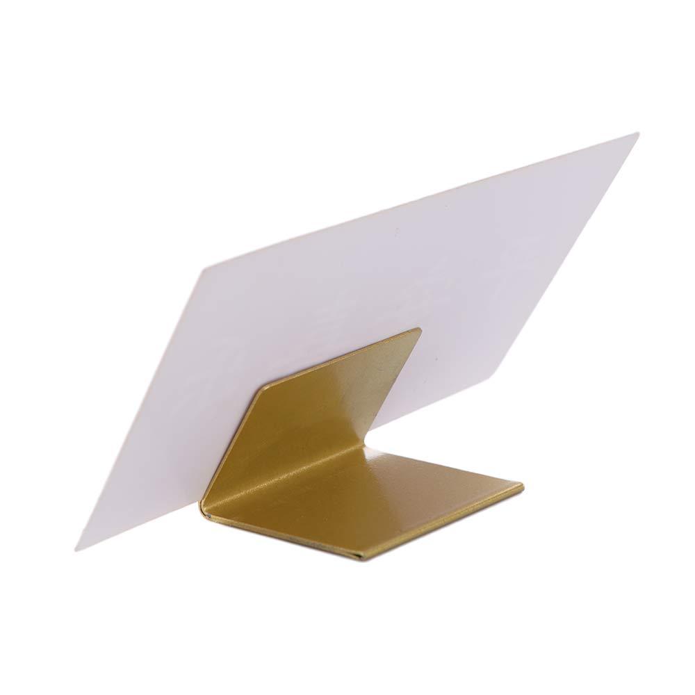 테이블 번호 스탠드 금속 명함 클립 스탠드 DIY 골드 - Table Number Gold 리뷰 및 가격
