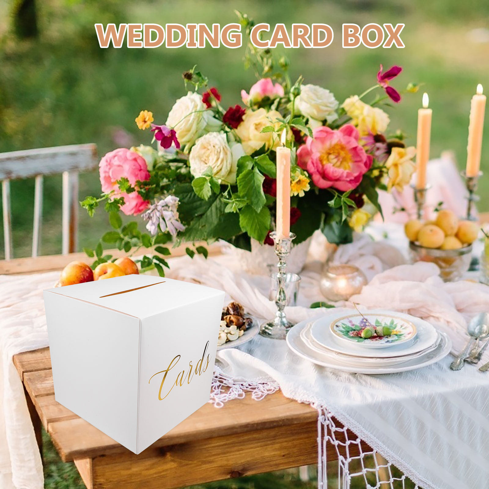 1세트 웨딩 카드 상자, 재사용 가능한 종이 재질의 선 - Wedding Card Box 리뷰 및 가격